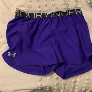 Purple UA Shorts Youth L
